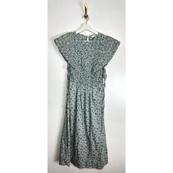 SEA Ida Flora Cotton Dress in Apple Size Small - Picture 3 of 9